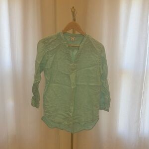 L.L. Bean Mint Green Top
